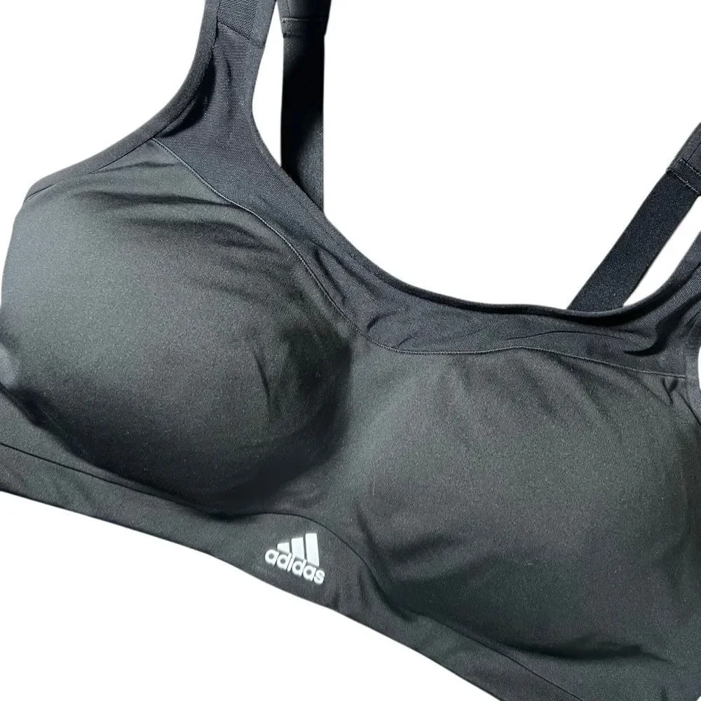 ADIDAS TLRD IMPACT TRAINING HIGH-SUPPORT BRA BLACK SIZE 2X (50-52)
